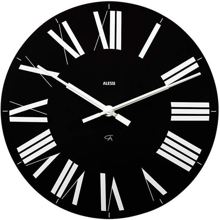 ALESSI Firenze Wall Clock Black