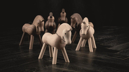 Dekoracja drewniana Kay Bojesen jasny Koń naturalny