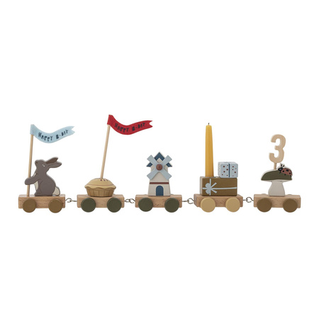 Alfi Birthday Decoration, Brown, FSC®100%, MDF