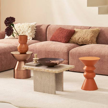 side table Luova, flame