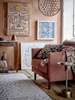 Rossaio Wall Decor, Brown, Linen