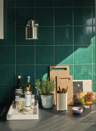 Lampa ścienna Hübsch FUSE srebrna