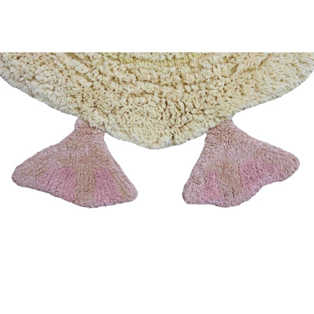 Dywan bawełniany Lorena Canals ANIMAL RUGS żółty 120 x 95 cm