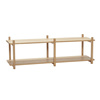 Double shelf HÜBSCH MASON natural size M