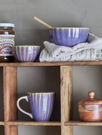 Latina Bowl, Purple, Stoneware