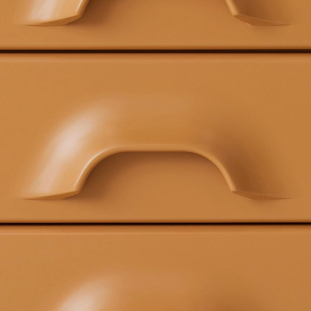 Chest of 3 drawers, ginger orange