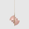 GUBI Multi-Lite L Rose Gold Hanging Lamp