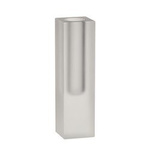Glass vase HÜBSCH FROSTED gray