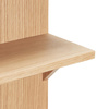Straight Shelf Unit Natural
