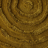 Round woolen rug seaweed (150x150cm)