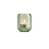 2 Acorn tealight holder Leaf green