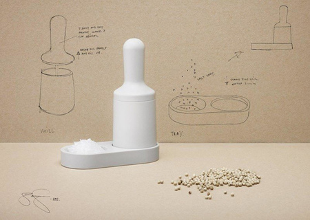 RIG-TIG pepper or salt mill white