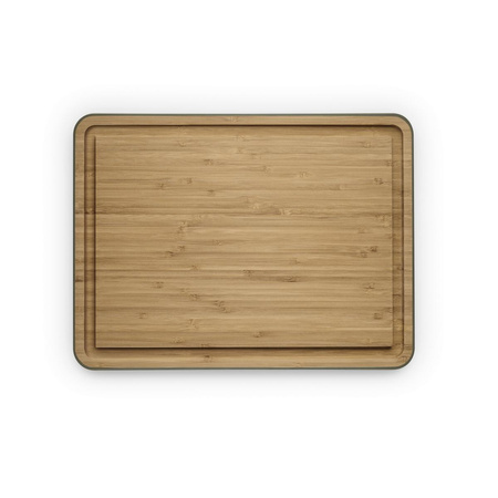 Green tools Bamboo cutting board with juice groove