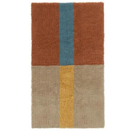 Dywan wełniany Lorena Canals CHROMA CINNAMON wielokolorowy 80 x 140 cm