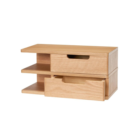 Open Wall Shelf/Bedside Table Natural