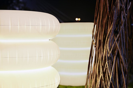 PUFF BUFF Big Puff standing garden lamp
