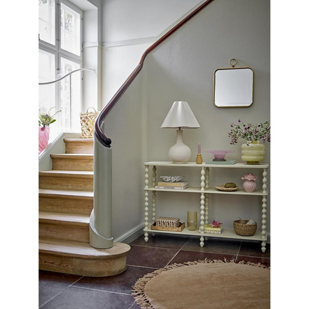 Emin Candle Holder, Yellow, Stoneware