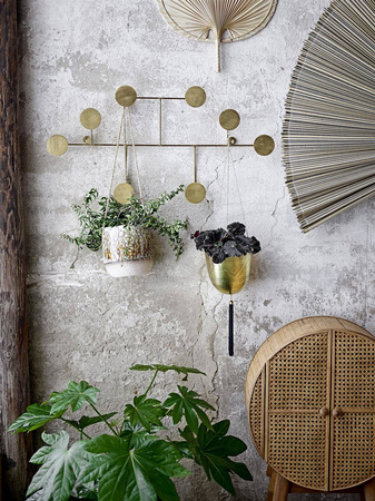 Fia Coat Rack, Brass, Metal
