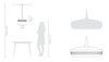 UMAGE CLAVA DINE lampshade natural
