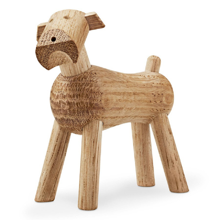 Wooden decoration KAY BOJESEN Dog TIM natural