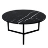 Coffee table IGNE FURNITURE BLACK MOON 80 cm black