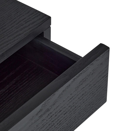 Noir Bedside Table Black