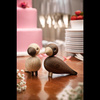Wooden decoration KAY BOJESEN Birds in love natural
