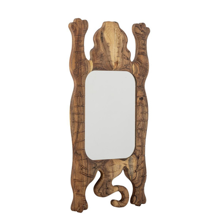 Marga Wall Mirror, Brown, Acacia