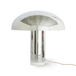 Lounge table lamp chrome