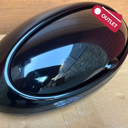 Bread bin ALESSI Gnam black (outlet)