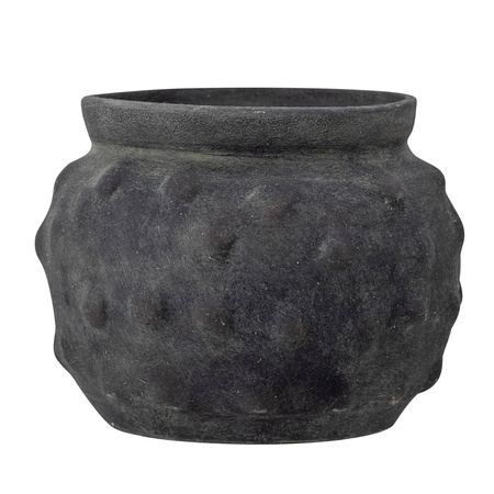 BLOOMINGVILLE LISEN flowerpot black