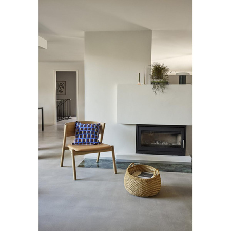 Oblique Lounge Chair Seat Natural
