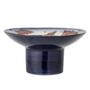 Myrna Pedestal Bowl, Black, Stoneware