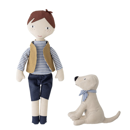 BLOOMINGVILLE HILBERT soft doll set blue