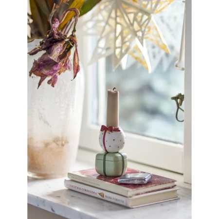 Wish Candle Holder, Grey, Polyresin