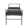Mundo Bench, Black, Metal