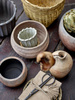BLOOMINGVILLE THIRA brown flowerpot