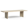 Dining table, cream, rectangular 280cm