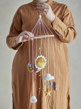 Dekoracja Bloomingville VIGGE brązowa