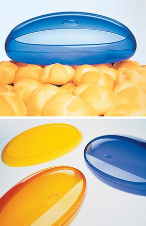 Chlebak na pieczywo Alessi Gnam biały