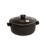 Okrągły Garnek Ceramiczny 4L - Czarny