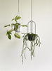 Set of 2 HÜBSCH hanging planters black