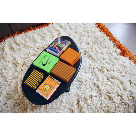 Puszysty kwadratowy dywan hkliving RETRO SUMMER naturalny rozmiar 250x250 cm