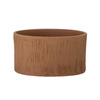 Caylie Jar w/Lid, Red, Terracotta