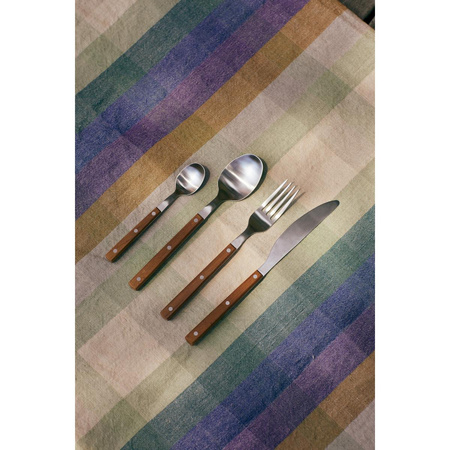Vida check table cloth mint/cobalt (140x220cm)