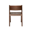 Oblique Dining Chair Brown