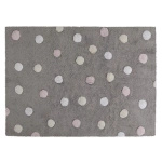 Dywan bawełniany Lorena Canals TOPOS TRICOLOR szary 160 x 120 cm
