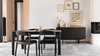 Dining table #26 SKOVBY natural black