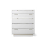 Chest of drawers, eggshell white