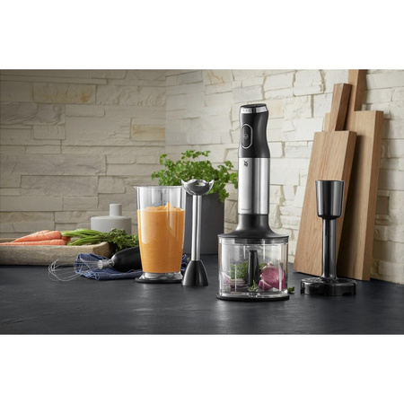 Blender ręczny z akcesoriami WMF KULT X srebrny